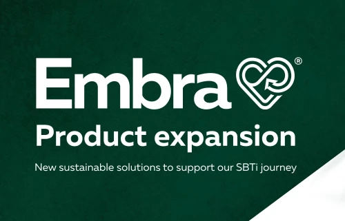 Embra® productuitbreiding: nieuwe producten ter ondersteuning van een lagere milieu-impact
